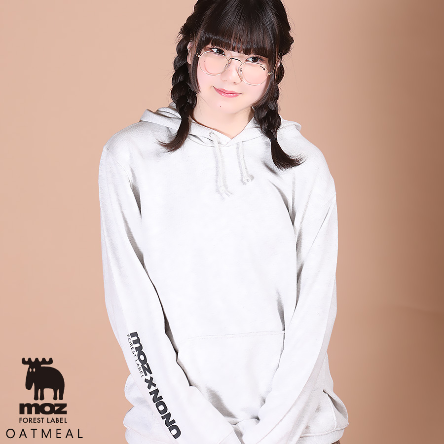 毎田暖乃×moz FOREST LABELコラボプルオーバーパーカー