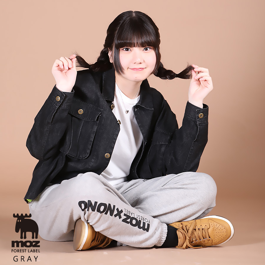 毎田暖乃 × moz FOREST LABEL コラボスウェットパンツ