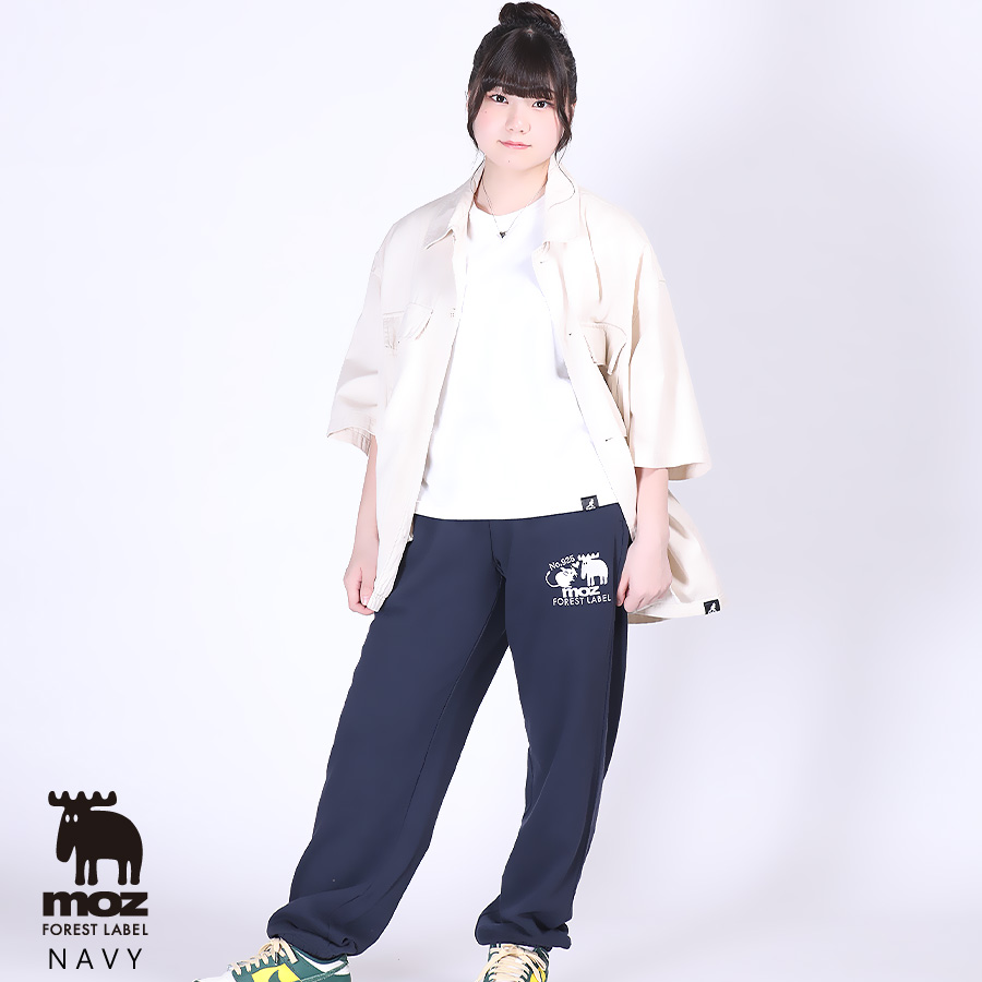 毎田暖乃 × moz FOREST LABEL コラボスウェットパンツ