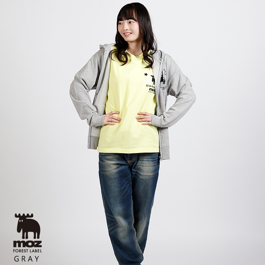 大庭雅×moz FOREST LABEL コラボZIPパーカー