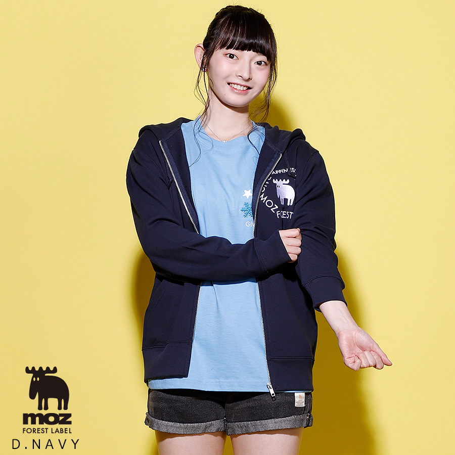 大庭雅×moz FOREST LABEL コラボZIPパーカー