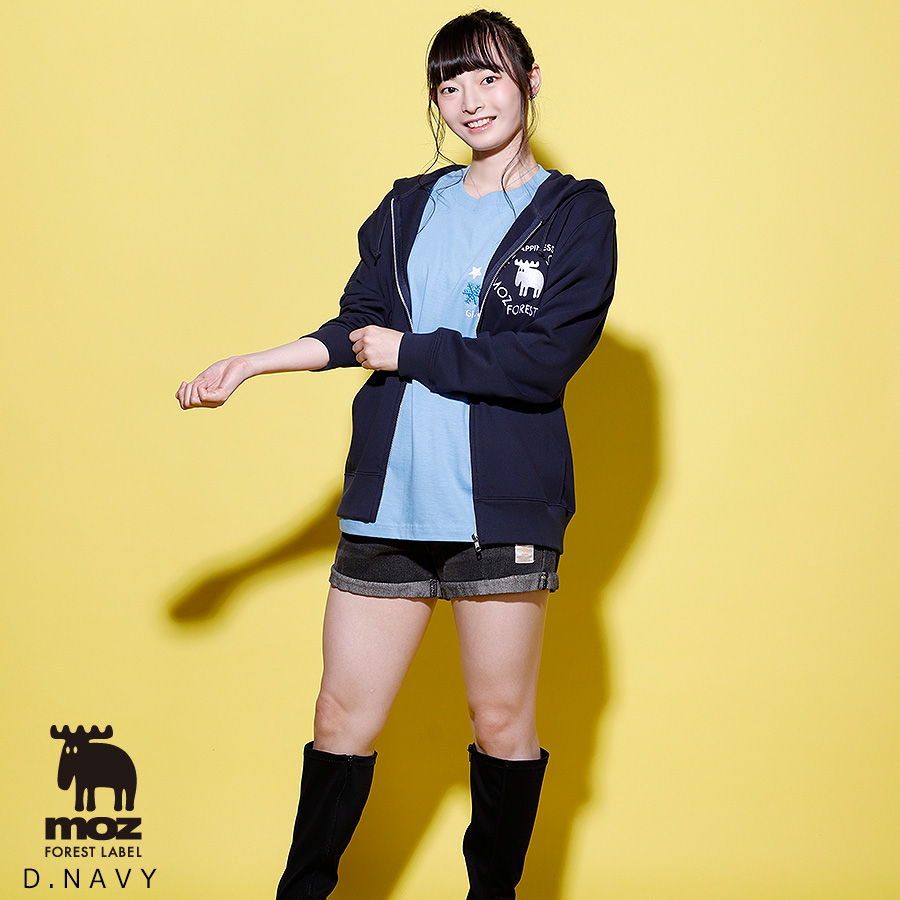 大庭雅×moz FOREST LABEL コラボZIPパーカー