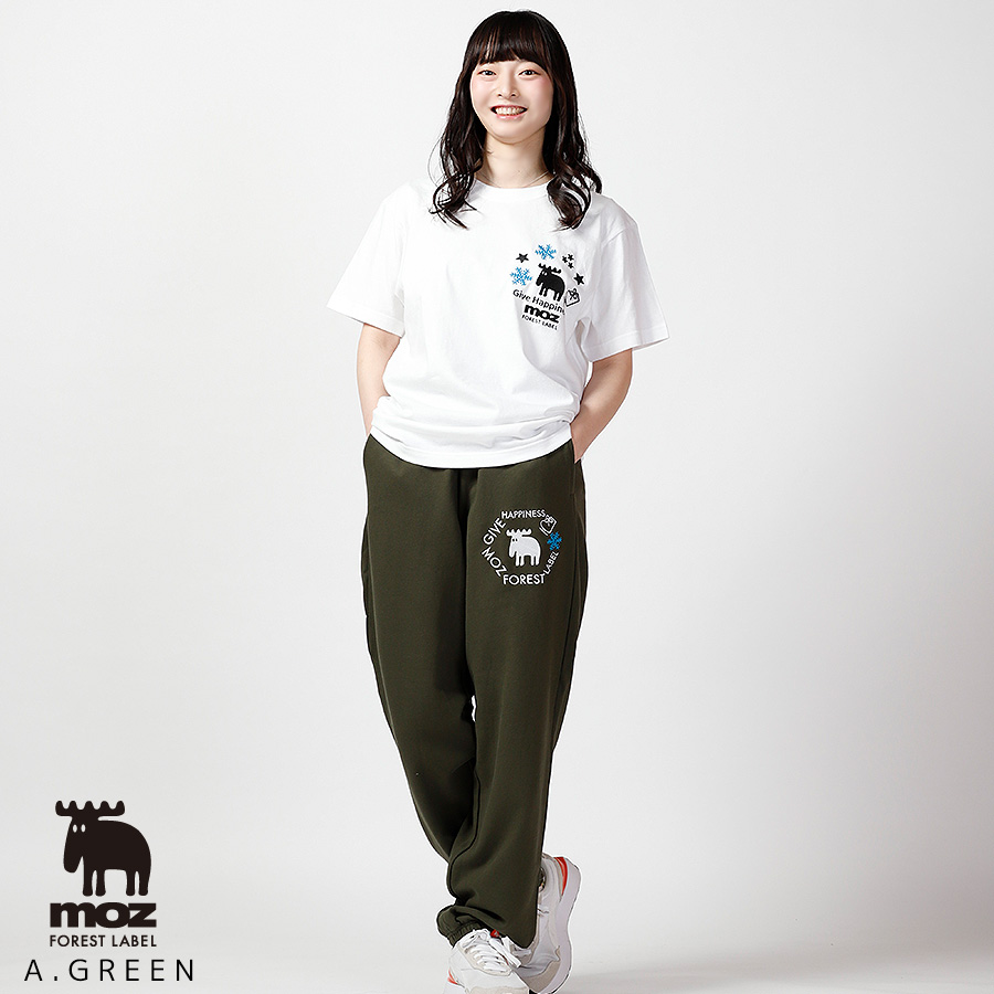 大庭雅 × moz FOREST LABEL コラボスウェットパンツ