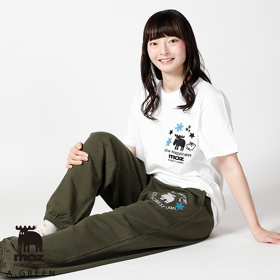 大庭雅 × moz FOREST LABEL コラボスウェットパンツ