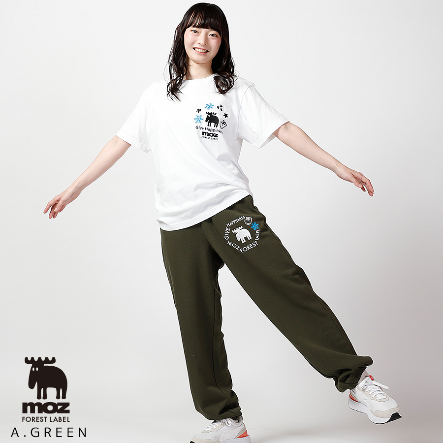 大庭雅 × moz FOREST LABEL コラボスウェットパンツ