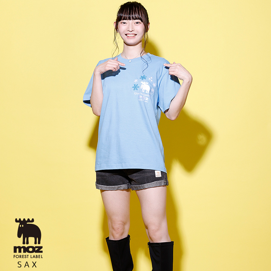 大庭雅×moz FOREST LABEL コラボ半袖Tシャツ
