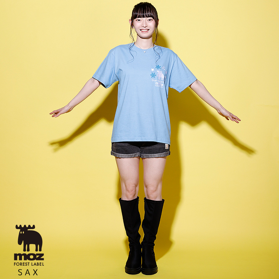 大庭雅×moz FOREST LABEL コラボ半袖Tシャツ