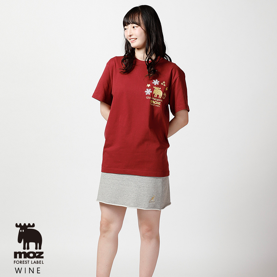 大庭雅×moz FOREST LABEL コラボ半袖Tシャツ