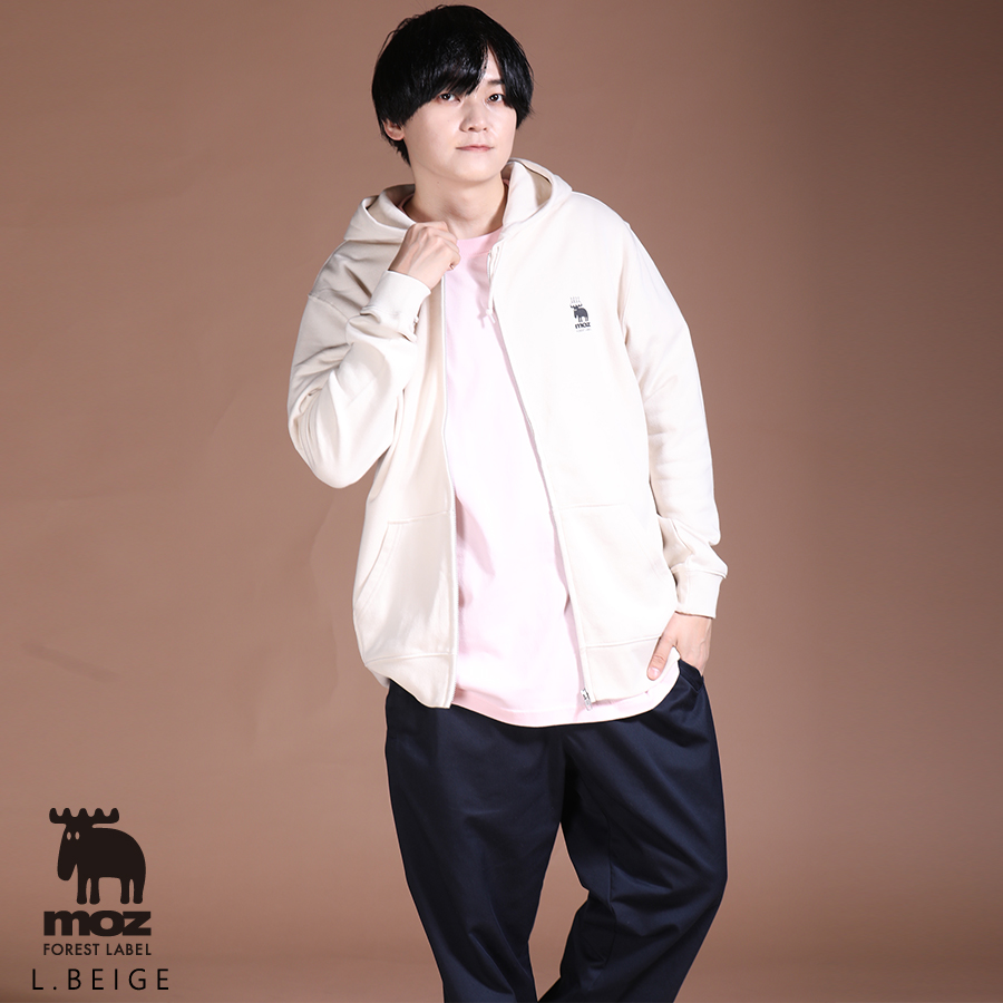 天崎滉平×moz FOREST LABEL コラボZIPパーカー