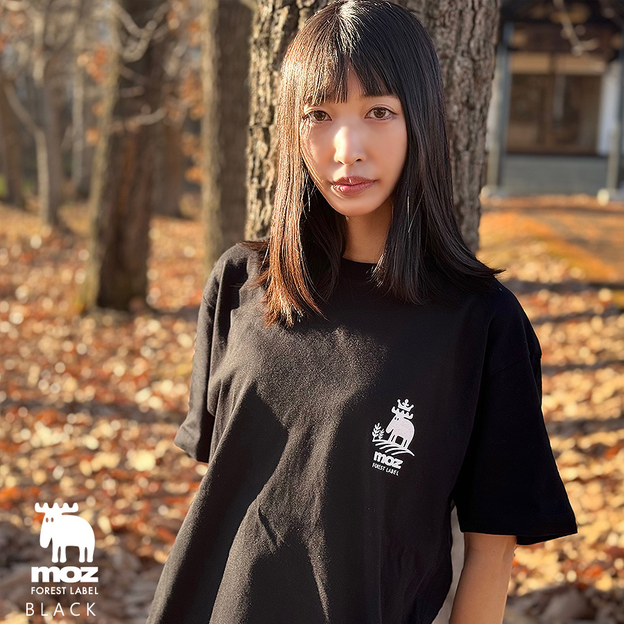 土くれプリンセス さおりの暮らし×moz FOREST LABEL コラボ半袖Tシャツ