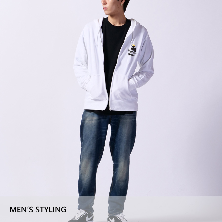 土くれプリンセス さおりの暮らし×moz FOREST LABEL コラボZIPパーカー