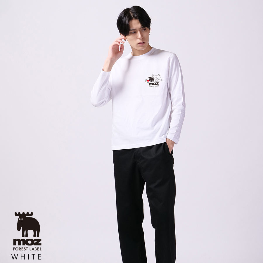 カメ五郎×moz FOREST LABEL コラボ長袖Tシャツ