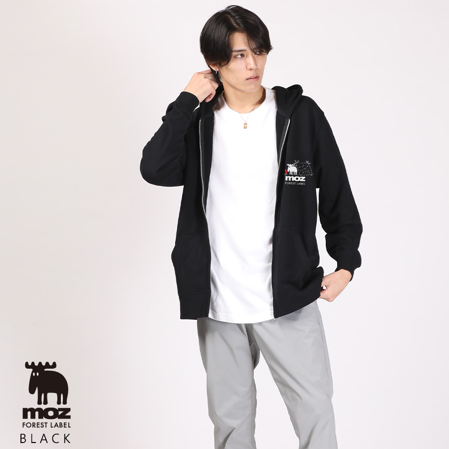 カメ五郎×moz FOREST LABEL コラボZIPパーカー