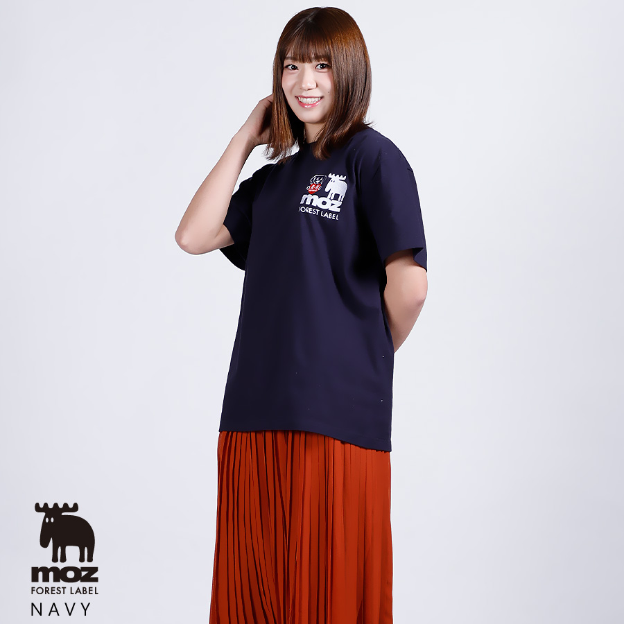 野中瑠衣×moz FOREST LABEL コラボ半袖Tシャツ