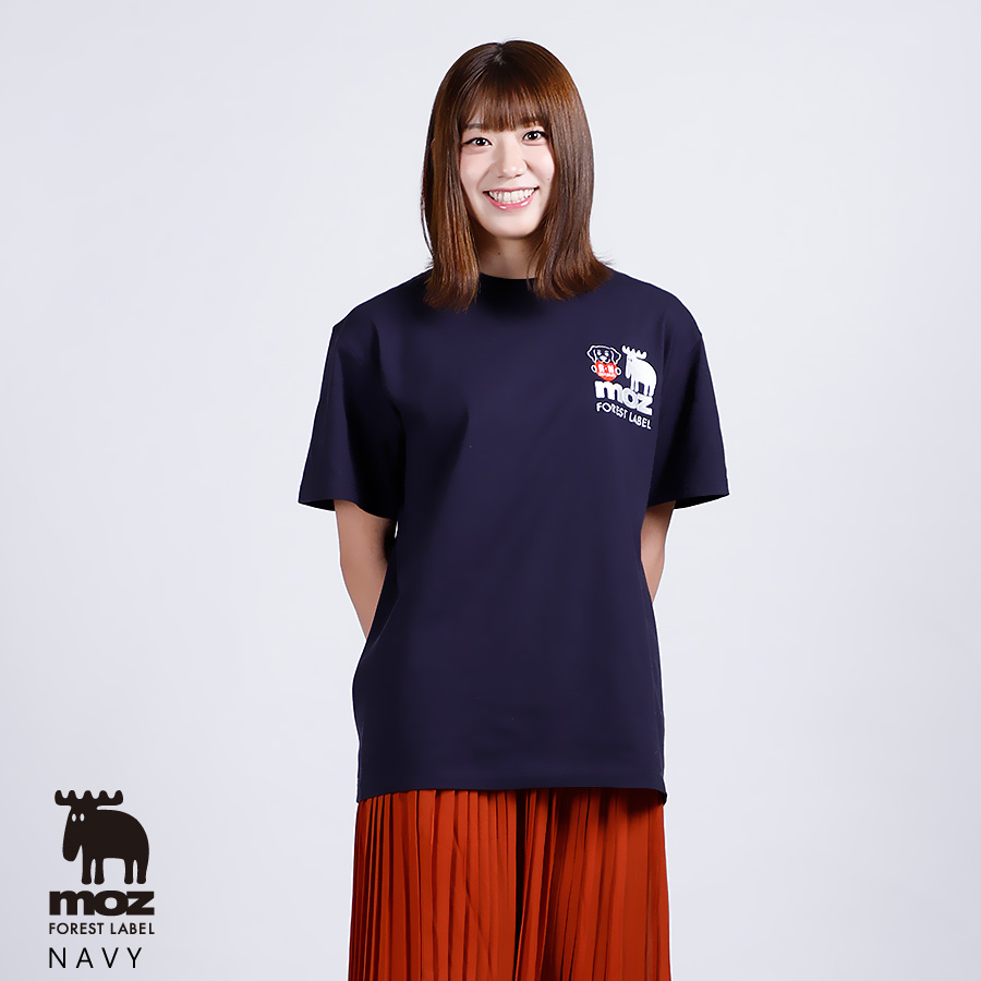野中瑠衣×moz FOREST LABEL コラボ半袖Tシャツ