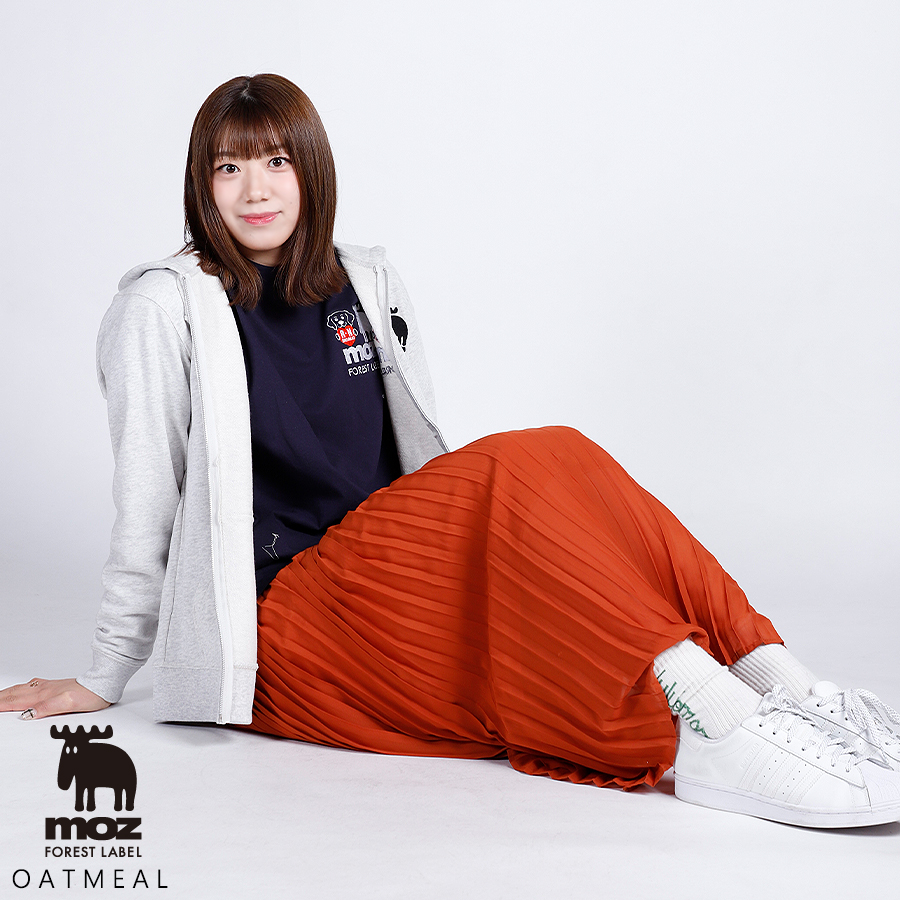 野中瑠衣×moz FOREST LABEL コラボZIPパーカー