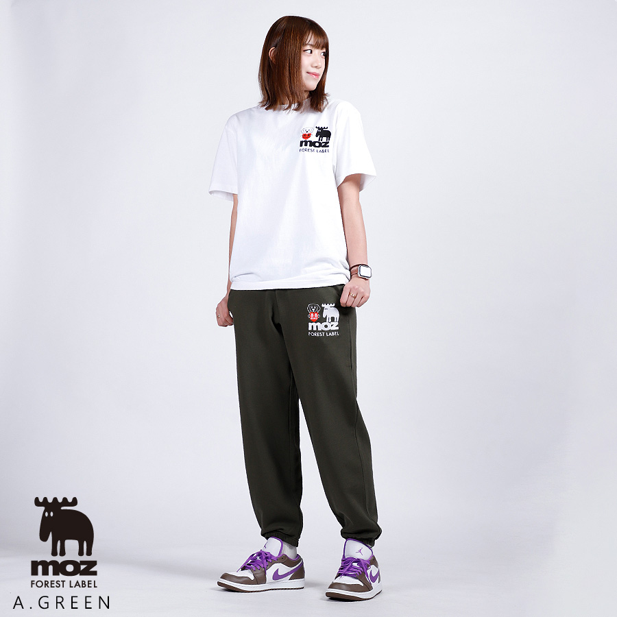 野中瑠衣 × moz FOREST LABEL コラボスウェットパンツ