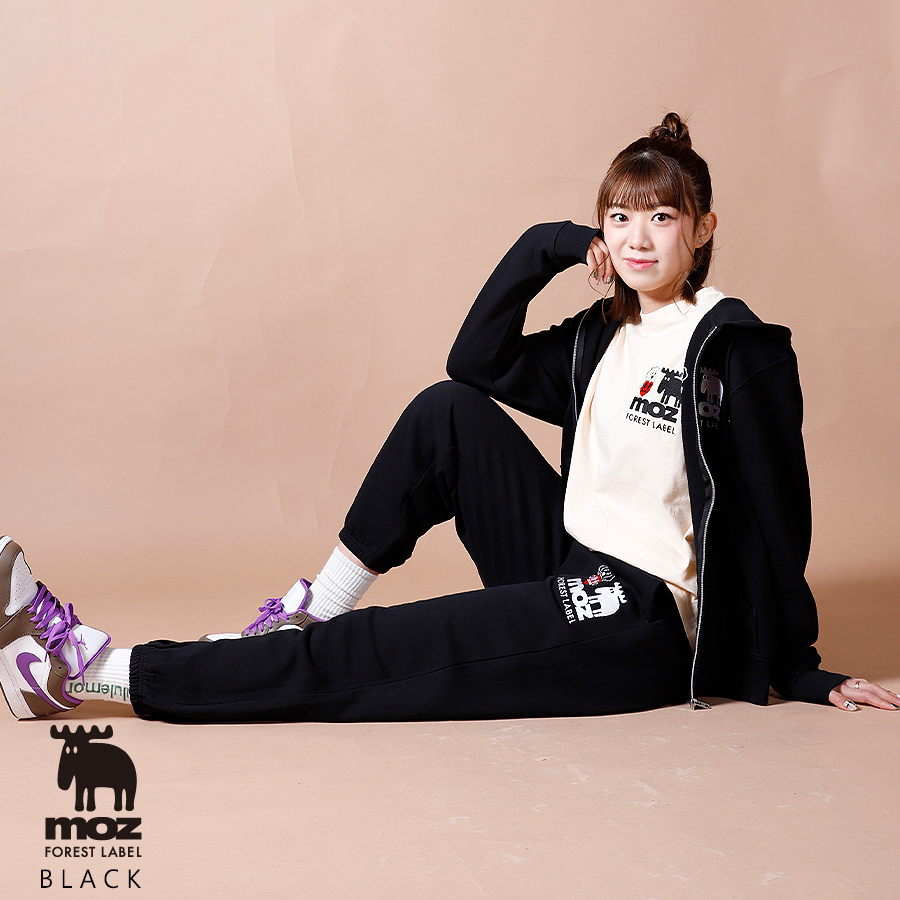 もるもる 野中瑠衣 × moz FOREST LABEL コラボスウェットパンツ