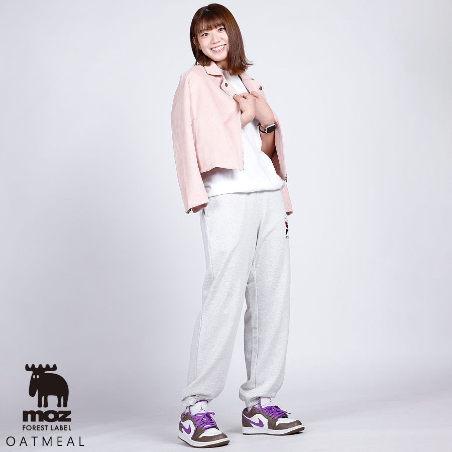 野中瑠衣 × moz FOREST LABEL コラボスウェットパンツ
