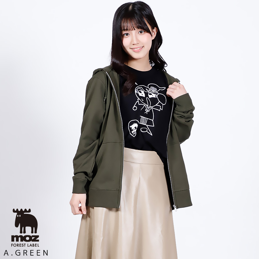 岩本理瑚 ×moz FOREST LABEL コラボZIPパーカー