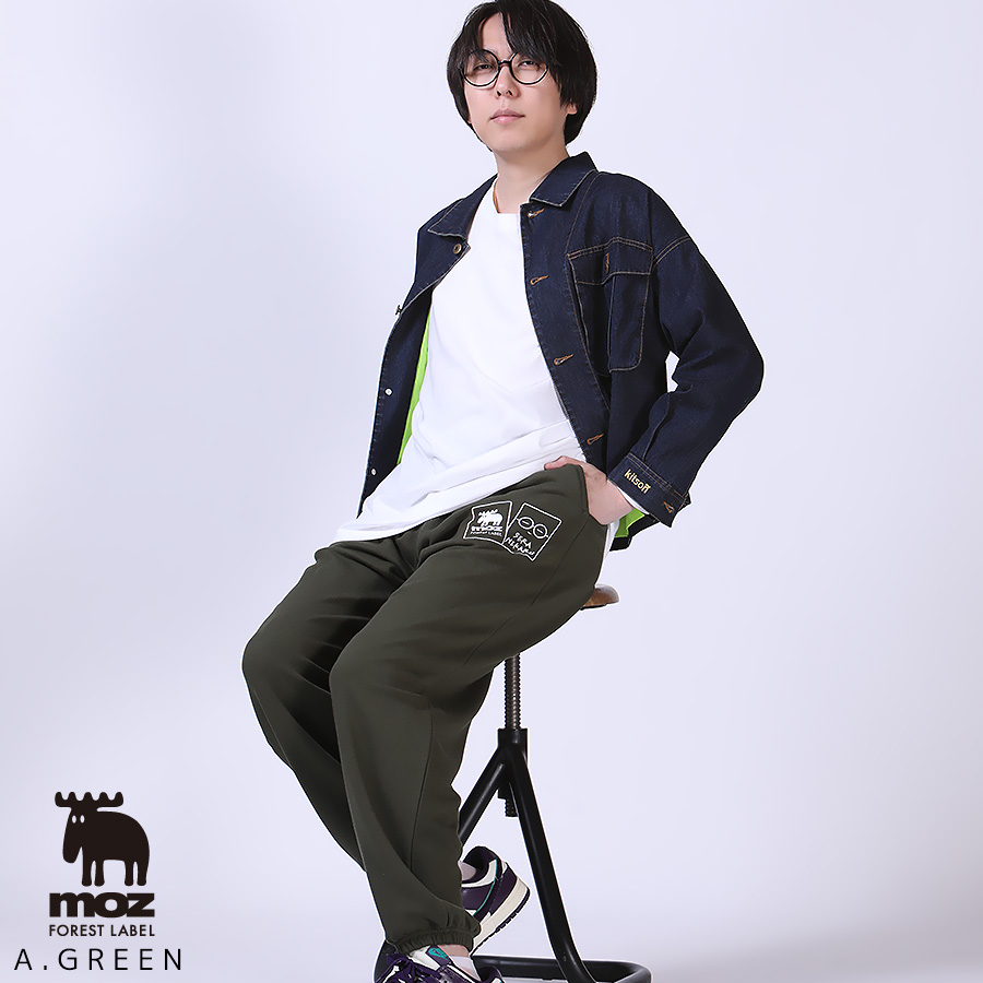 せらみかる ×moz FOREST LABEL コラボスウェットパンツ
