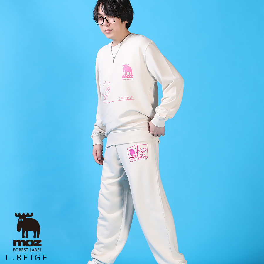 せらみかる ×moz FOREST LABEL コラボスウェットパンツ
