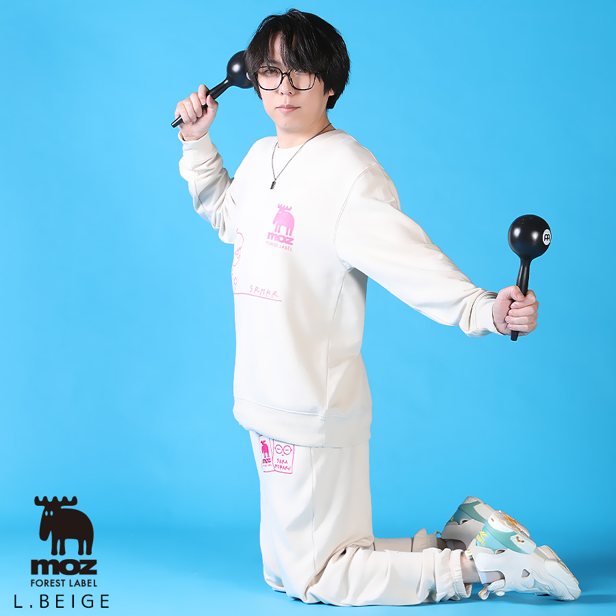 せらみかる ×moz FOREST LABEL コラボスウェットパンツ