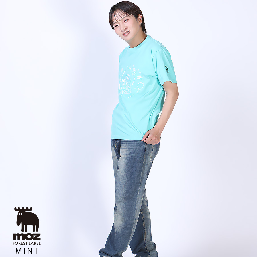 直川貴博 ×moz FOREST LABEL コラボ半袖Tシャツ