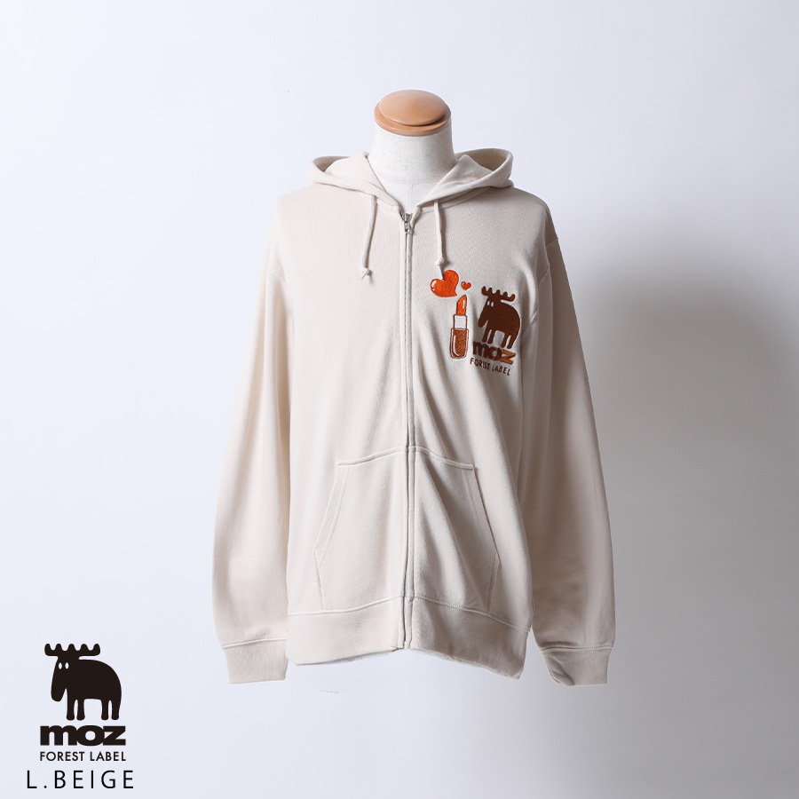 直川貴博 ×moz FOREST LABEL コラボZIPパーカー