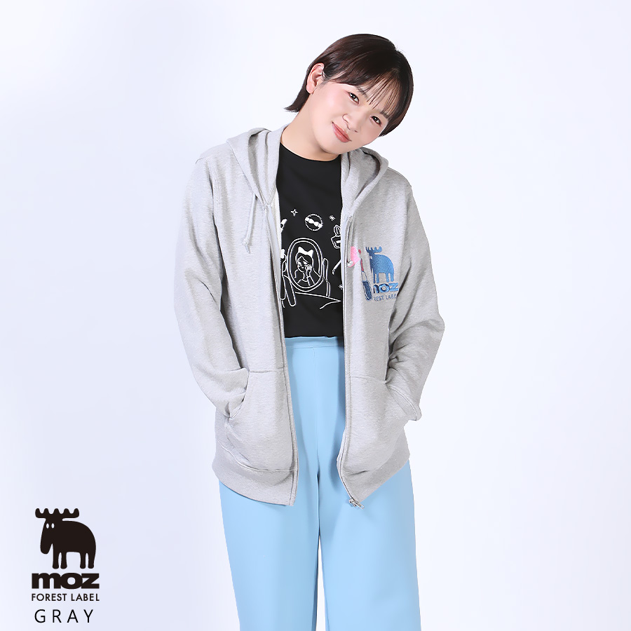 直川貴博 ×moz FOREST LABEL コラボZIPパーカー