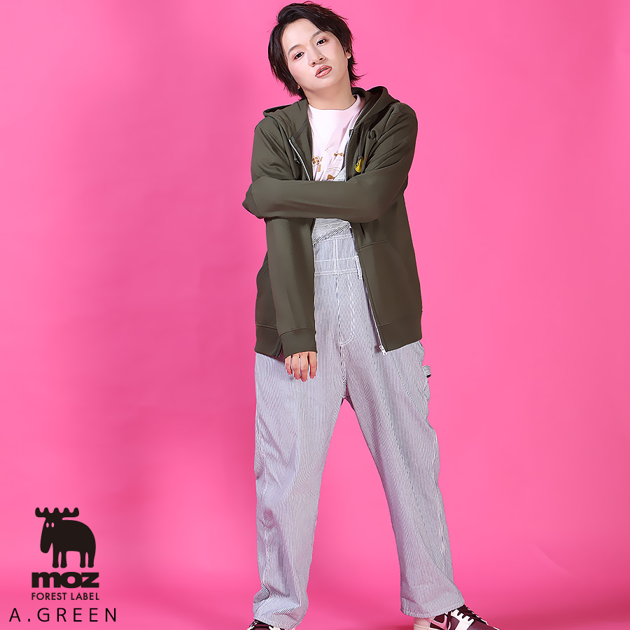 直川貴博 ×moz FOREST LABEL コラボZIPパーカー