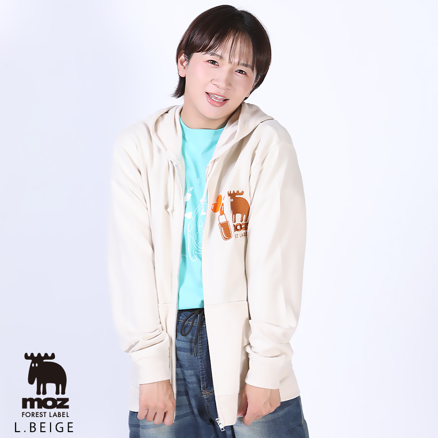 直川貴博 ×moz FOREST LABEL コラボZIPパーカー