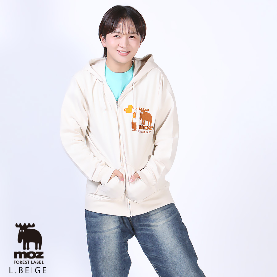 直川貴博 ×moz FOREST LABEL コラボZIPパーカー