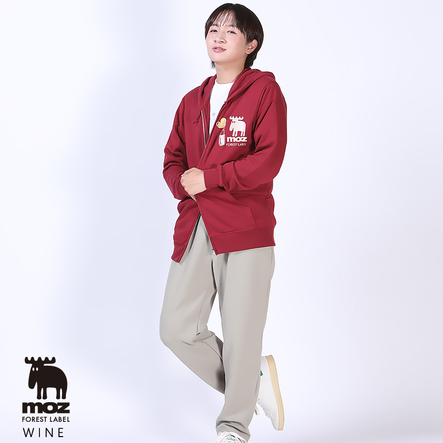 直川貴博 ×moz FOREST LABEL コラボZIPパーカー