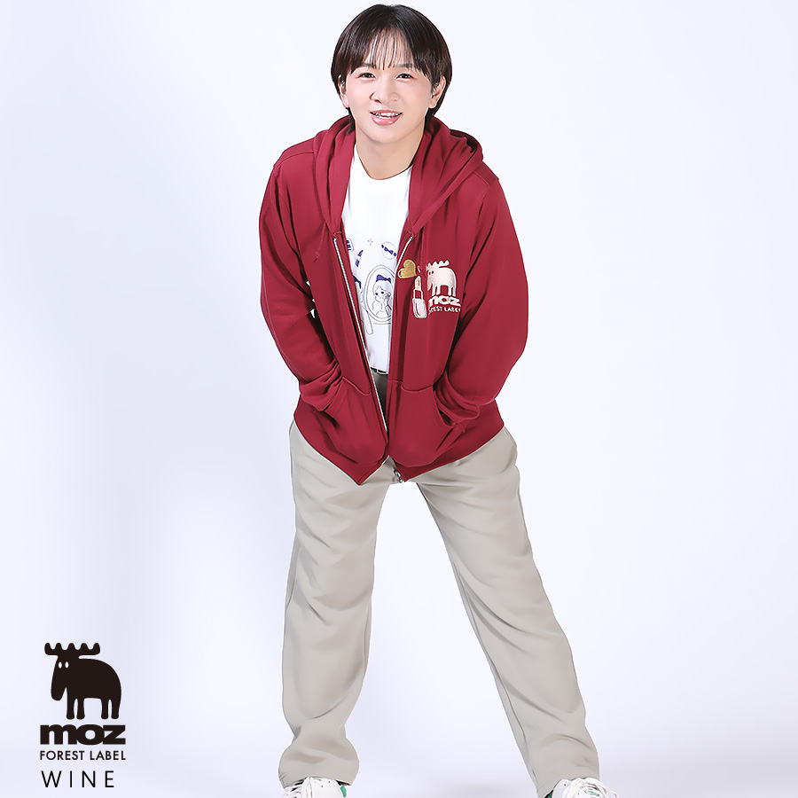 直川貴博 ×moz FOREST LABEL コラボZIPパーカー