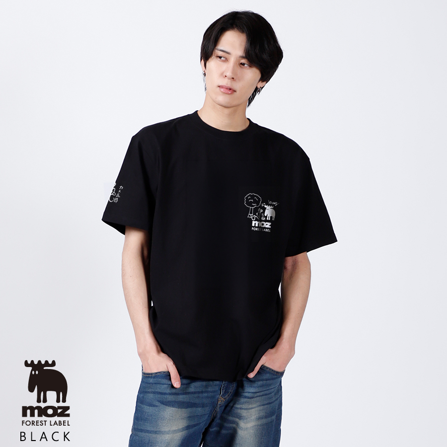 カメ五郎×moz FOREST LABEL コラボ第2弾 半袖Tシャツ