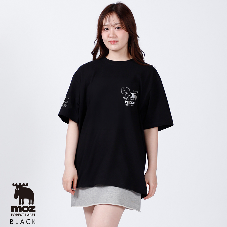 カメ五郎×moz FOREST LABEL コラボ第2弾 半袖Tシャツ