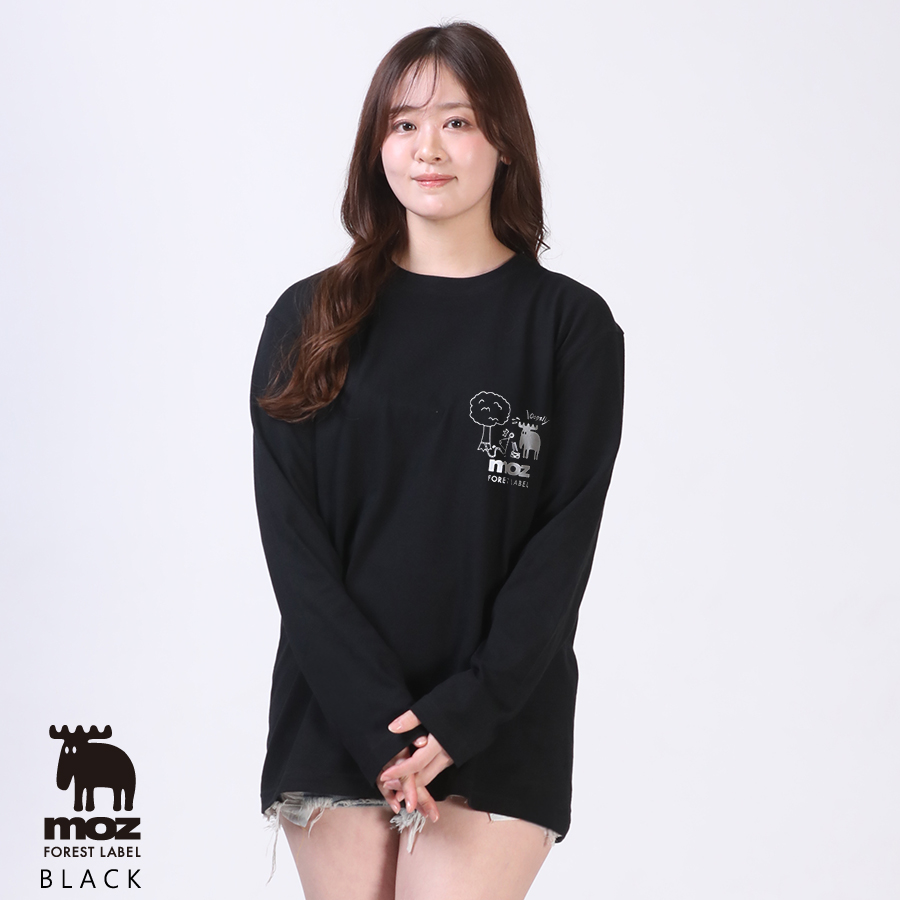 カメ五郎×moz FOREST LABEL コラボ第2弾 長袖Tシャツ