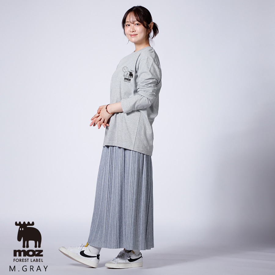 カメ五郎×moz FOREST LABEL コラボ第2弾 長袖Tシャツ