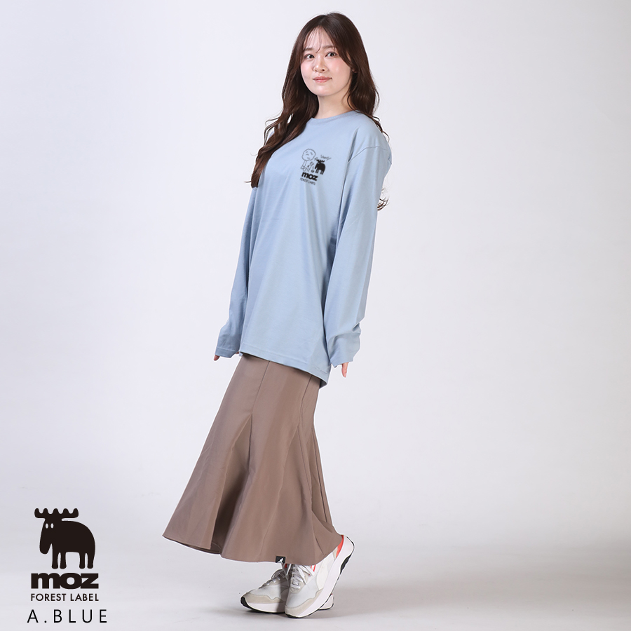 カメ五郎×moz FOREST LABEL コラボ第2弾 長袖Tシャツ