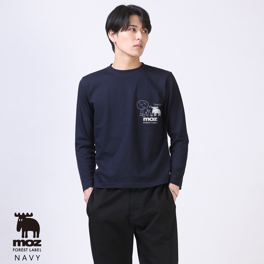 カメ五郎×moz FOREST LABEL コラボ第2弾 長袖Tシャツ