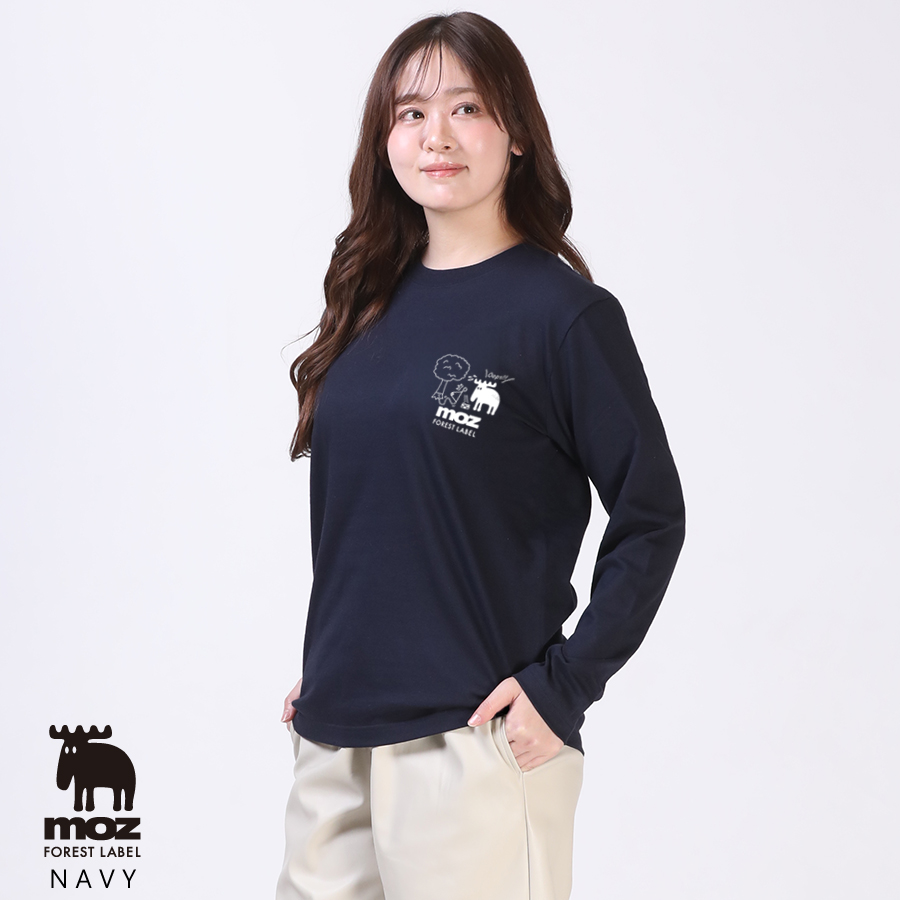 カメ五郎×moz FOREST LABEL コラボ第2弾 長袖Tシャツ