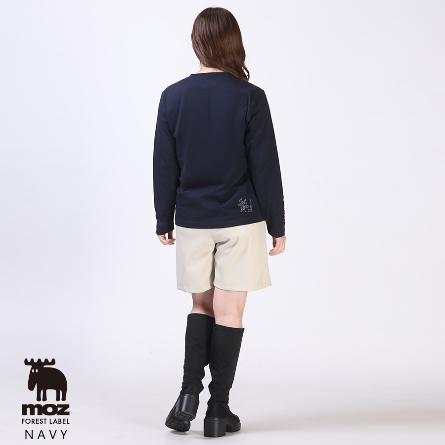 カメ五郎×moz FOREST LABEL コラボ第2弾 長袖Tシャツ