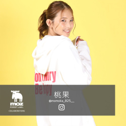 pellsiana ももほちゃんコラボスウェット 桃果×moz FOREST LABEL コラボスウェットパンツ